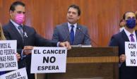 El diputado Luis Cantú, coordinador del Grupo Parlamentario del PAN en Tamaulipas, exhortó al Ejecutivo federal a asignar los recursos necesarios que permitan solucionar el desabasto de medicamentos.
