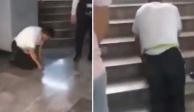 “Milagro en el Metro”: Circula en las redes sociales un video donde un "discapacitado" recobra la movilidad de sus piernas<br>