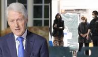 Bill Clinton ha estado acompañado por Hillary Clinton en su estancia en el Centro Médico Irvine de la Universidad de California, al sureste de Los Ángeles.