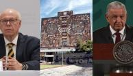 Narro Robles dijo que AMLO&nbsp;se equivoca al señalarlo como cabecilla de un grupo hegemónico en la UNAM.