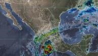 El huracán "Rick" se localizó a las 09:00 horas del domingo a 210 kilómetros al sur de Zihuatanejo, Guerrero.