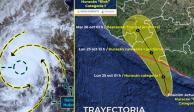 Las bandas nubosas del huracán "Rick" ocasionarán lluvias extraordinarias en
Guerrero y Michoacán
