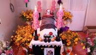Día de Muertos: Ofrenda instalada en Ocotepec, Morelos, el año pasado durante la celebración local de los fieles difuntos.