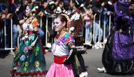 El Desfile Internacional de Día de Muertos de la Ciudad de México regresó este año de manera presencial.