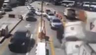 Difunden el video del accidente registrado este sábado en la autopista México-Puebla