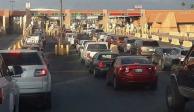 Forman filas kilométricas en Reynosa para cruzar a Estados Unidos