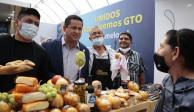 Diego Sinhue, gobernador de Guanajuato, encabeza la Expo Agroalimentaria y el Foro Globlal Afroalimentario 2021 en Irapuato.