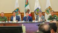 Los gobernadores de Tamaulipas, Nuevo León y Coahuila refrendaron su compromiso de continuar con el fortalecimiento de la seguridad pública.