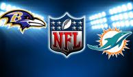 Baltimore Ravens y Miami Dolphins llegan en condiciones muy distintas a su cita de la Semana 10 de la NFL.