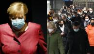 Merkel expresó su preocupación por la gran cantidad de pacientes ingresados en las unidades de cuidados intensivos y por el aumento de los fallecimientos, en regiones con una tasa de vacunación baja.