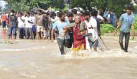 Kadapa es uno de los distritos más afectados por las fuertes lluvias e inundaciones en India.