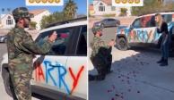 Pinta el auto de su novia para propuesta de matrimonio y esta es la reacción de ella