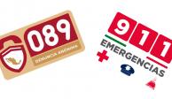 El gobierno pone a disposición de las y los ciudadanos el 089 y el 911 como números de atención.