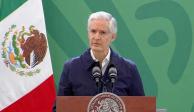 El gobernador del Estado de México, Alfredo del Mazo Maza, destacó los avances de la entidad en materia de seguridad