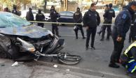 12 ciclistas que se dirigían a la Basílica de Guadalupe fueron atropellados en Coyoacán por un automovilista que viajaba en estado de ebriedad