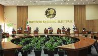 Consejeros del Instituto Nacional Electoral en sesión ordinaria celebrada el pasado 17 de noviembre