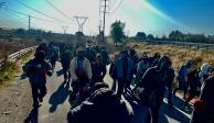 La caravana migrante avanza desde Puebla con rumbo a la CDMX