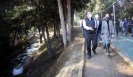 El alcalde y la Jefa de Gobierno supervisaron el saneamiento del Río Magdalena.