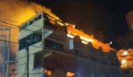 Fuego consume terraza de hotel en Puerto Marqués, Acapulco