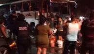 Veracruz: Reportan explosión en autobús de peregrinos