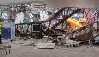 La Plaza Otay en Tijuana, Baja California, sufrió el colapso de su techo; medios locales apuntaron que se debió a las lluvias de los últimos días