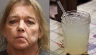 Una mujer puso veneno en la limonada de su pareja "para que se callara"