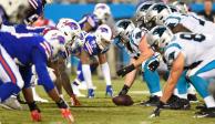 Una acción de un Carolina Panthers vs Buffalo Bills de la NFL