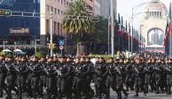 La policía muestra fuerza y  capacidades en nuevo desfile