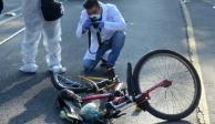 Los accidentes donde se ven involucrados ciclistas y automovilistas ocurren a diario en las calles de la CDMX, algunos con desenlaces fatales