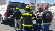 Cuerpos de emergencia atendieron una deflagración por acumulación de gas al interior de un establecimiento comercial en la colonia La Loma