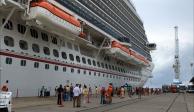 Este miércoles arribó a Mazatlán el crucero Koningsdam, con más de mil 300 pasajeros a bordo.