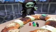 Regresa para este 2022 la Rosca de Reyes con temática de Baby Yoda.