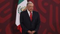 Andrés Manuel López Obrador, en su conferencia de este lunes 3 de enero, en Palacio Nacional.