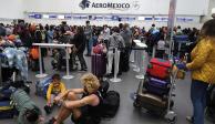 En 2021 hubo 35 millones de usuarios en el Aeropuerto Internacional de la Ciudad de México (AICM), de los cuales 71.4 por ciento fue nacional.