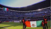El Estadio Azteca, previo a un juego eliminatorio de la Selección Mexicana, el año pasado.