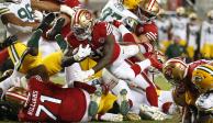 Una acción de un San Francisco 49ers vs Green Bay Packers de la NFL