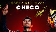 Checo Pérez celebró su cumpleaños con sus compañeros de Red Bull de la F1.