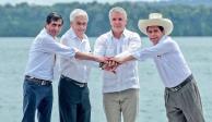 Este miércoles se llevó a cabo la XVI Cumbre de la Alianza del Pacífico en la Bahía Málaga, Colombia.