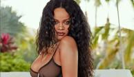 Rihanna se deja ver en concierto de A$AP Rocky y luce divina tras convertirse en mamá (VIDEO)