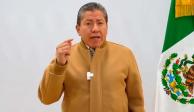 David Monreal, gobernador de Zacatecas, a través de un videomensaje
