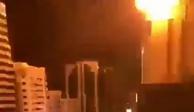 Los equipos de la Autoridad de Defensa Civil de Abu Dhabi han controlado un incendio provocado por la explosión de una bombona de gas en un edificio de la calle Hamdan de la ciudad de Abu Dhabi