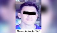 Marco Antonio "N", alias "el Chameleon", presunto feminicida de Aranza Ramos.