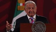 Andrés Manuel López Obrador en conferencia "mañanera" este miércoles 16 de febrero.