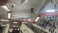 La imagen del hombre que posiblemente intentó atentar contra su vida en la estación Barranca del Muerto, del Metro