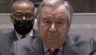 "De corazón, detenga sus tropas", pidió secretario de la ONU a Putin antes de bombardeos.