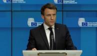 Emmanuel Macron aseguró que los europeos decidieron responder a ataque de Rusia contra Ucrania.