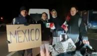 Imagen de mexicanos que salieron de Ucrania ante el conflicto de ese país con Rusia