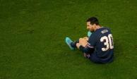 Lionel Messi durante un partido con el PSG de Francia.