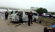 Accidente automovilístico en el que tres personas resultaron muertas y 22 más heridas, todos de origen cubano