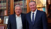 Quirino Ordaz Coppel, embajador de México en España, se reunió esta tarde con el Presidente Andrés Manuel López Obrador